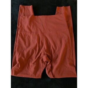 Nike Yoga Luxe Women's Tight Fit High Rise Dri-Fit Activewear Yoga Burnt Orange